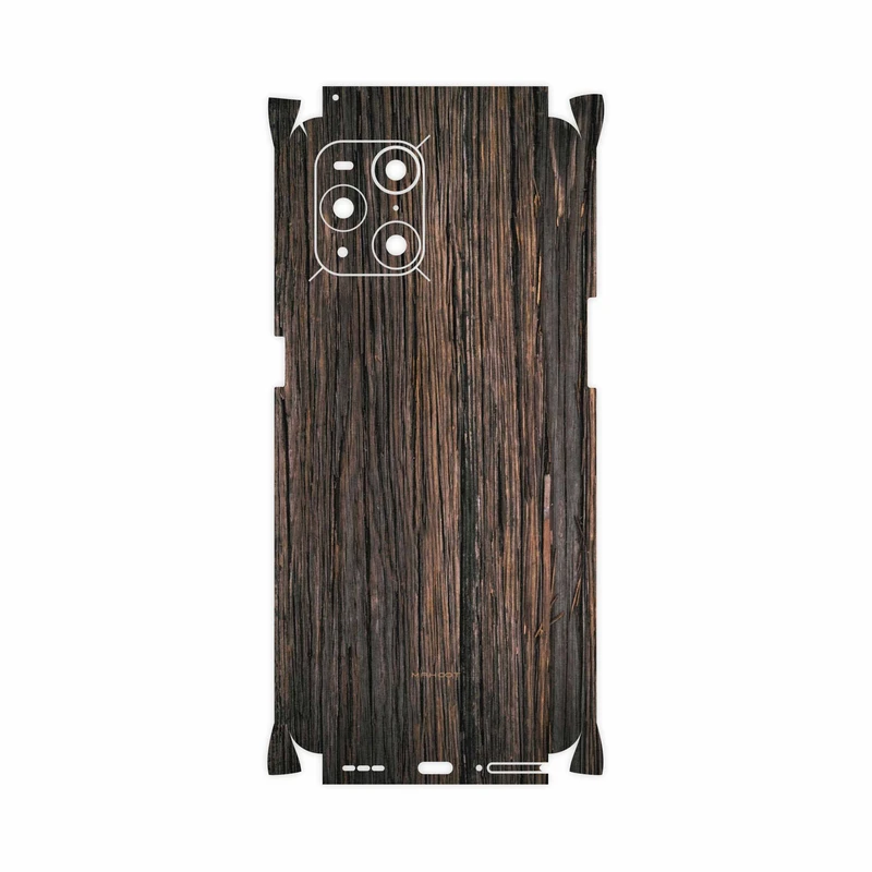 برچسب پوششی ماهوت مدل Burned-Wood-FullSkin مناسب برای گوشی موبایل اپو Find X3 Pro