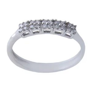      انگشتر نقره زنانه بازرگانی میلادی کد AWR_606