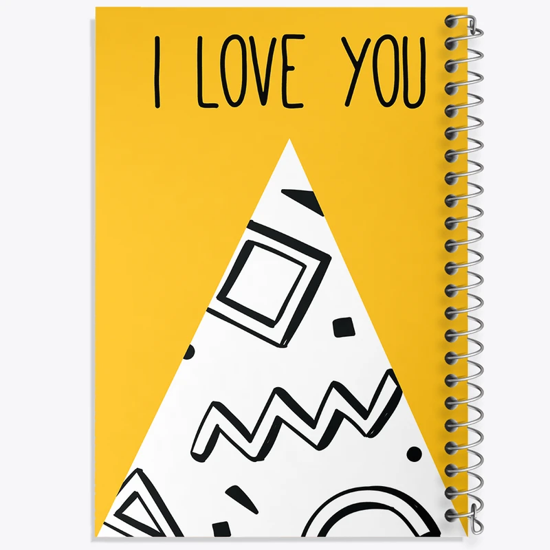 دفتر نت موسیقی 50 برگ خندالو مدل I Love You کد N267