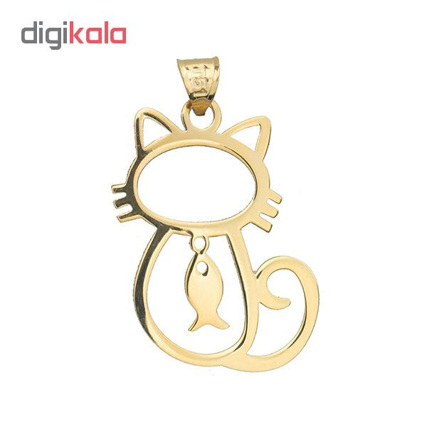 آویز گردنبند طلا 18 عیار زنانه کد DG040