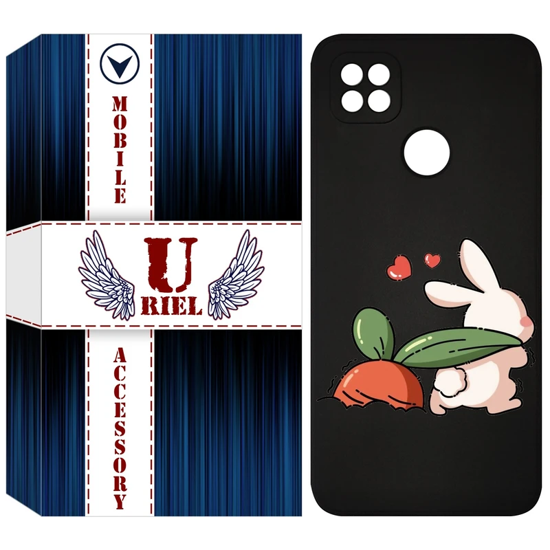 کاور یوریل مدل KSH کد 71 طرح خرگوش مناسب برای گوشی موبایل شیائومی Redmi 9C / 10A