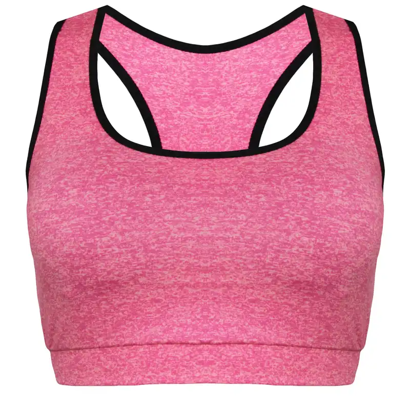 نیم تنه ورزشی زنانه ماییلدا مدل بدون فنر پددار کد 4499 رنگ صورتی