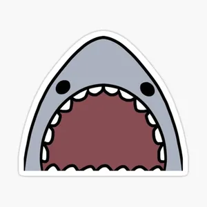  استیکر موبایل و لپ تاپ طرح SHARK کد 017 