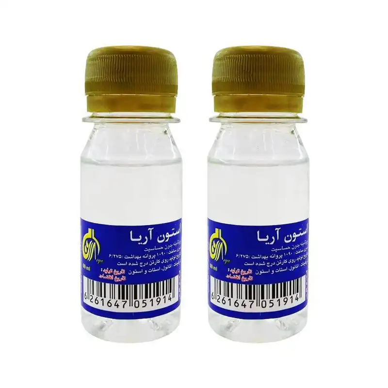 استون لاک پاک کن آریا حجم 60 میلی لیتر بسته 4 عددی