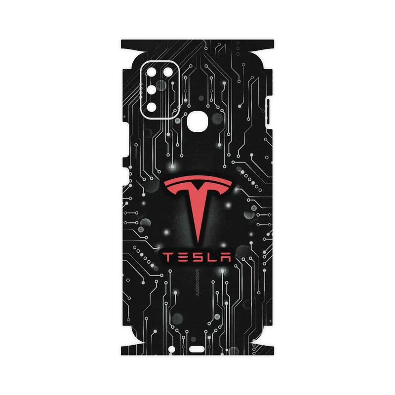 برچسب پوششی ماهوت مدل TESLA-FullSkin مناسب برای گوشی موبایل اینفینیکس Hot 11 Play