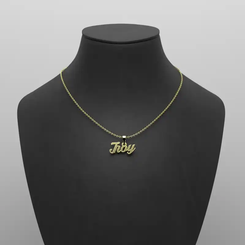 گردنبند طلا 18 عیار زنانه مدوپد مدل Troy