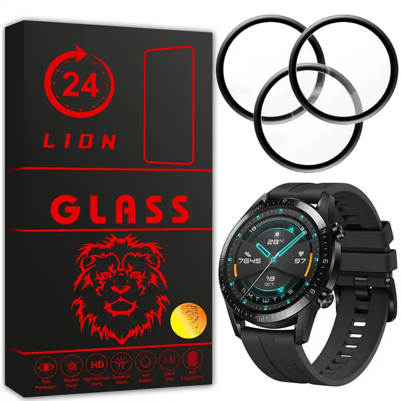 محافظ صفحه نمایش لاین مدل RT007 مناسب برای ساعت هوشمند هوآوی GT2 46mm بسته سه عددی