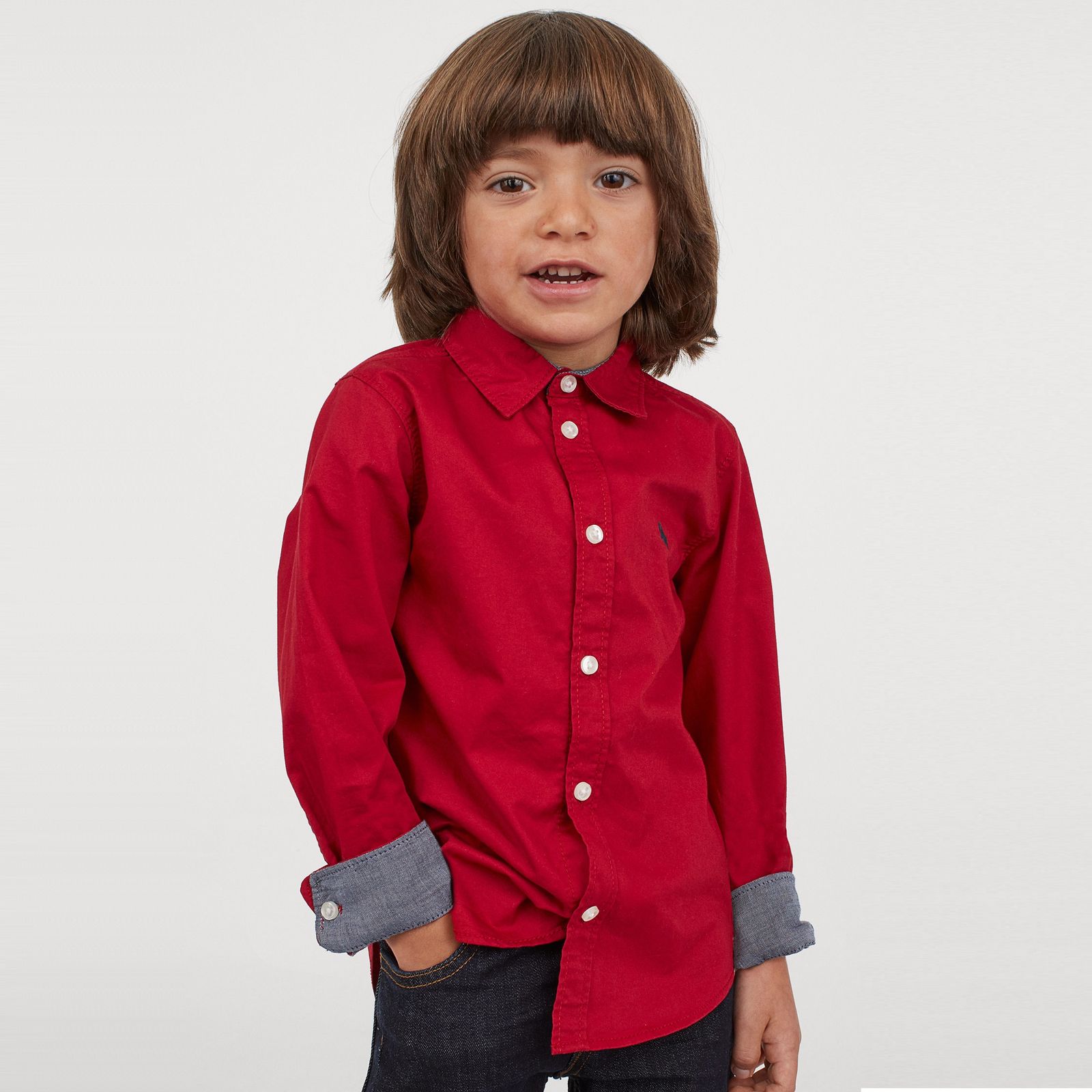 پیراهن پسرانه اچ اند ام مدل 0866126011 - - 2