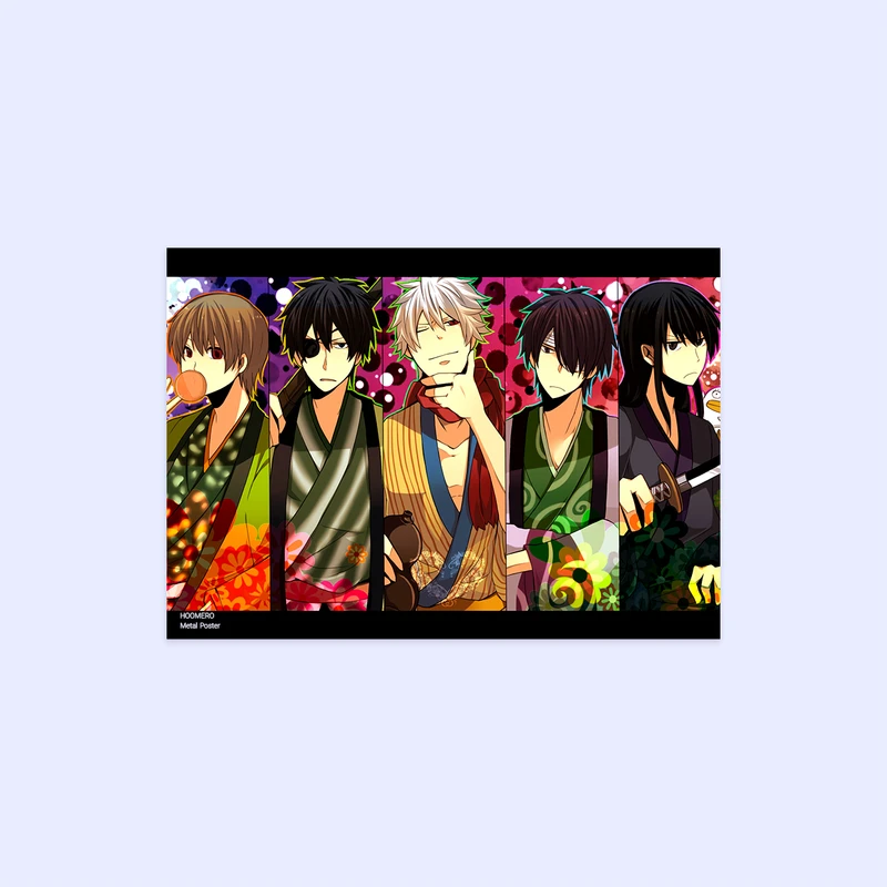 پوستر هومرو مدل فلزی طرح انیمه Gintama کد PS1240