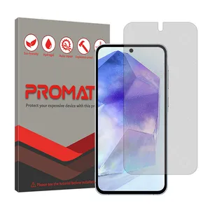 Promate Resistant model matte screen protector suitable for Samsung Galaxy A55 mobile phone