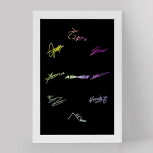 تابلو خندالو مدل گروه ایتیز ATEEZ کد 21304