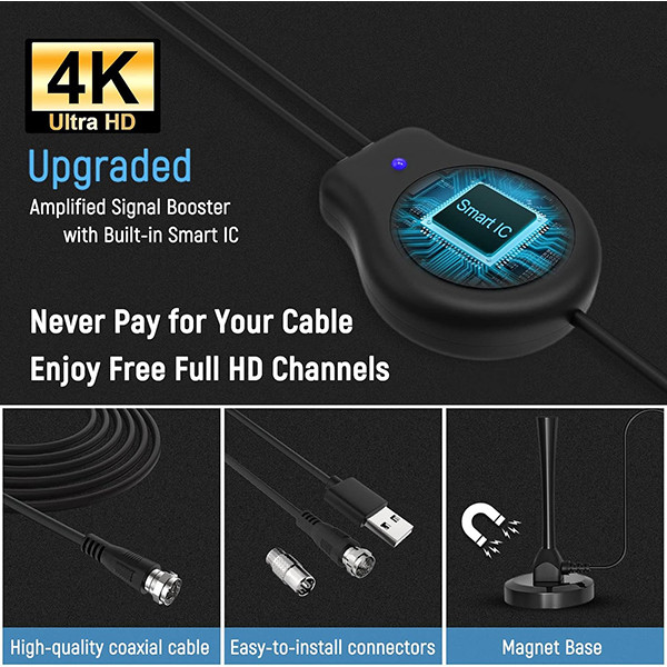 آنتن رومیزی مدل دیجیتال 4K-ULTRA HD-360 آنتن رومیزی مدل دیجیتال 4K-ULTRA HD-360
