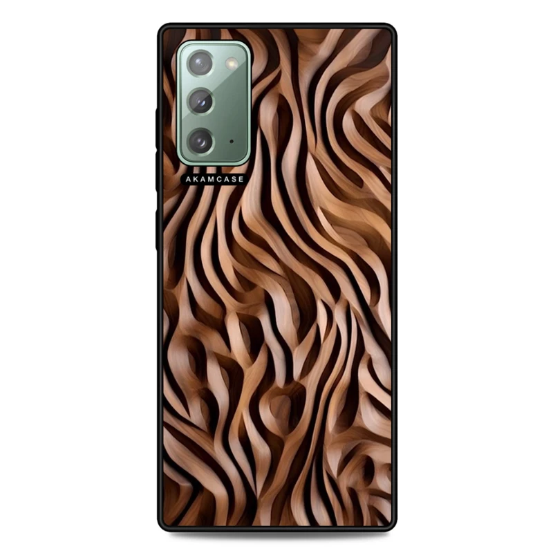 کاور آکام مدل AMC-WSGN20-WOOD-7 مناسب برای گوشی موبایل سامسونگ Galaxy Note 20