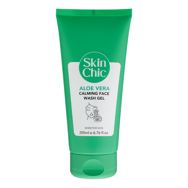 ژل شست و شوی صورت اسکین شیک مدل Aloe Vera حجم 200 میلی لیتر