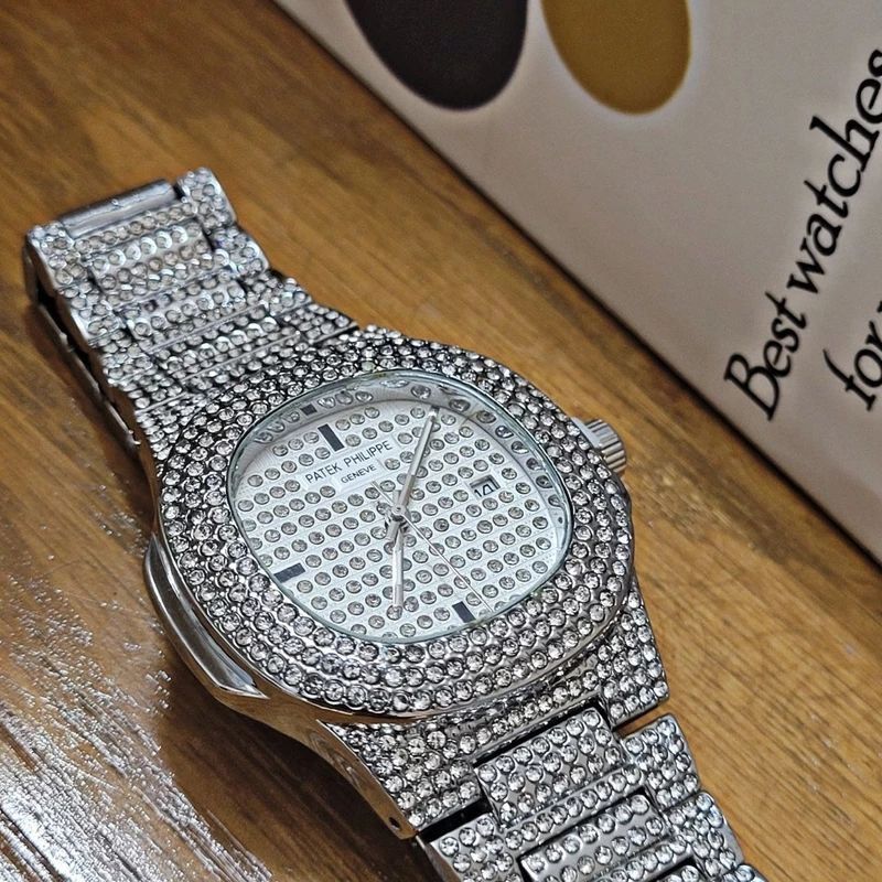 ساعت مچی عقربهای مردانه مدل فول نگین N - - 5