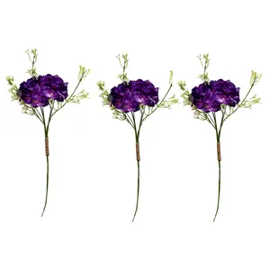 گل مصنوعی مدل آرتانزیا کد 7 مجموعه 3 عددی