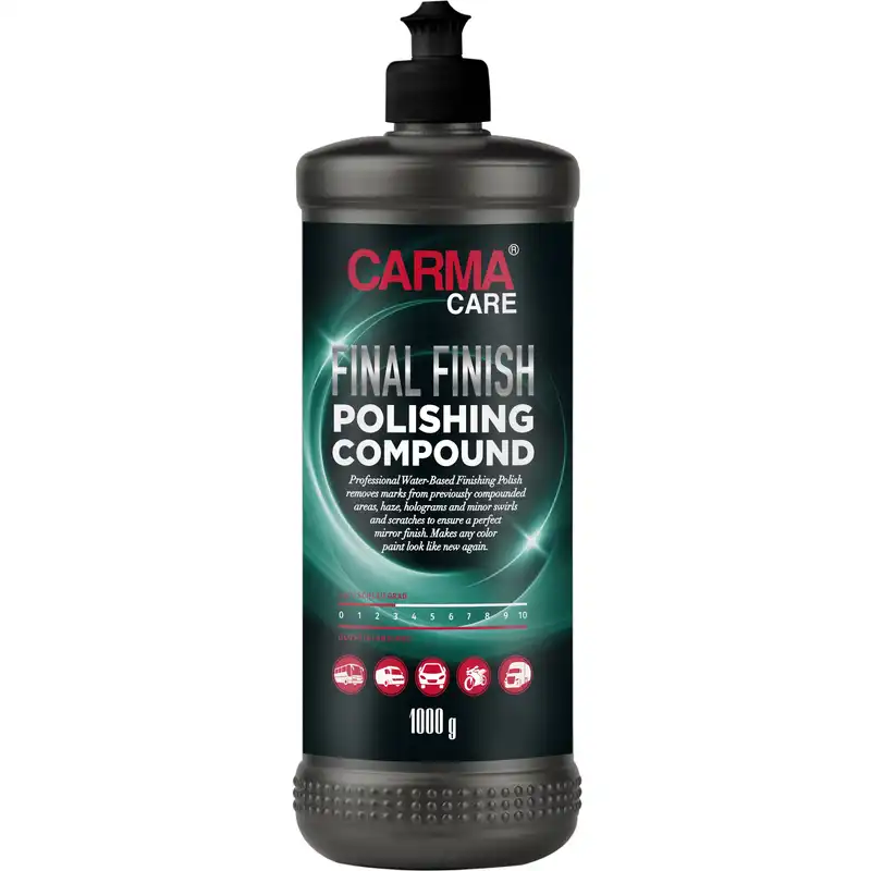 پولیش رنگ بدنه خودرو کارماکر مدل FINAL FINISH وزن 1000 گرم