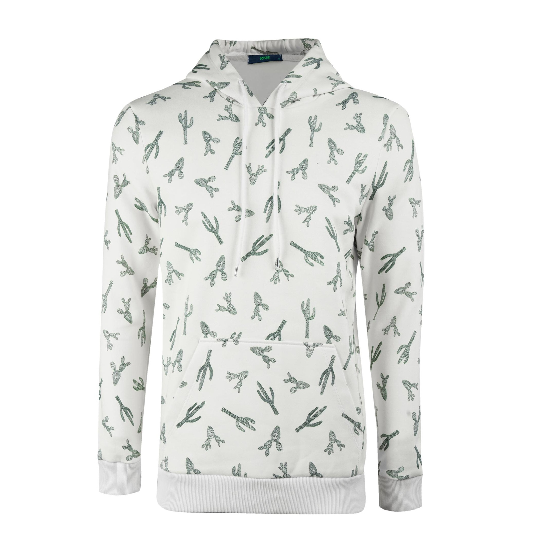 هودی مردانه آر اِن اِس مدل 12101551-01 رنگ سفید