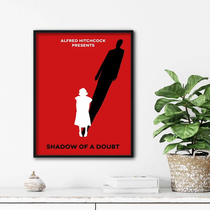 تابلو آتریسا طرح پوستر فیلم shadow of a doubt مدل ATm130