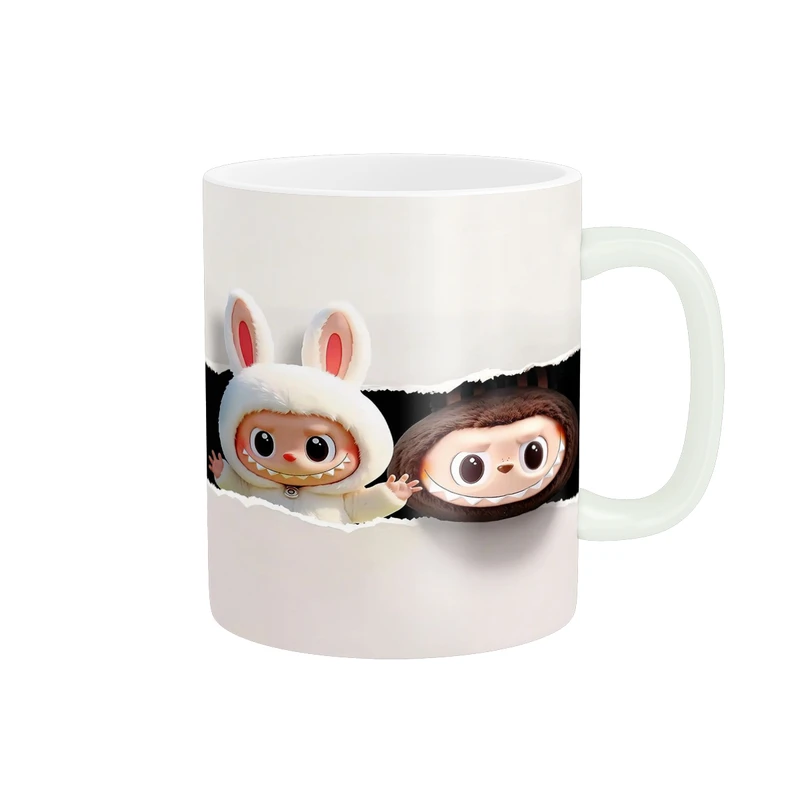 ماگ پاد آفرین مدل فانتزی طرح عروسک لبوبو ترند کد p10960