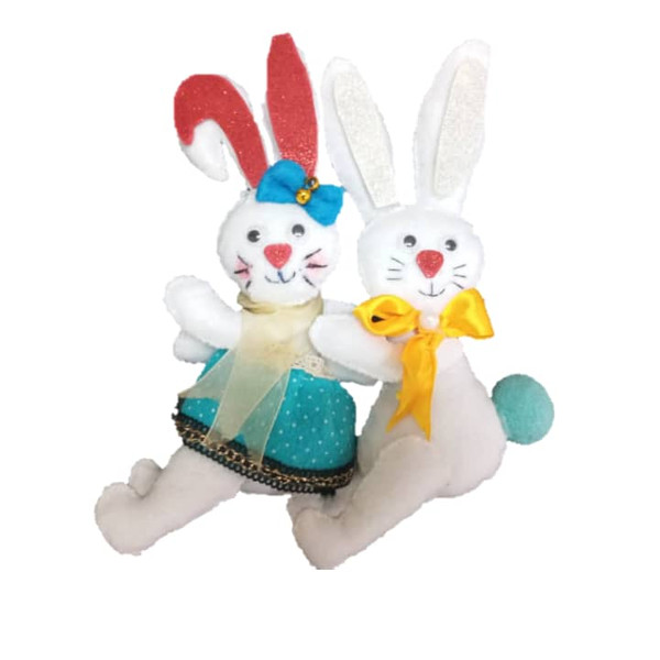 عروسک مدل خرگوش مجموعه 2 عددی