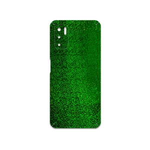 MAHOOT Green-Holographic Cover Sticker for Xiaomi Redmi Note 10 5G