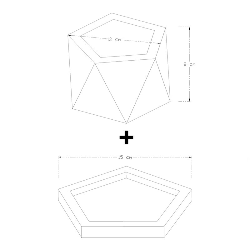 گلدان بوته کد Pn1