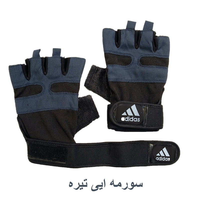 دستکش بدنسازی مدل کف گریپ طرح 07