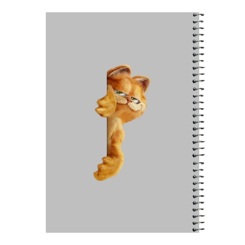 دفتر مشق 80 برگ اس جی مدل گارفیلد کد۱   