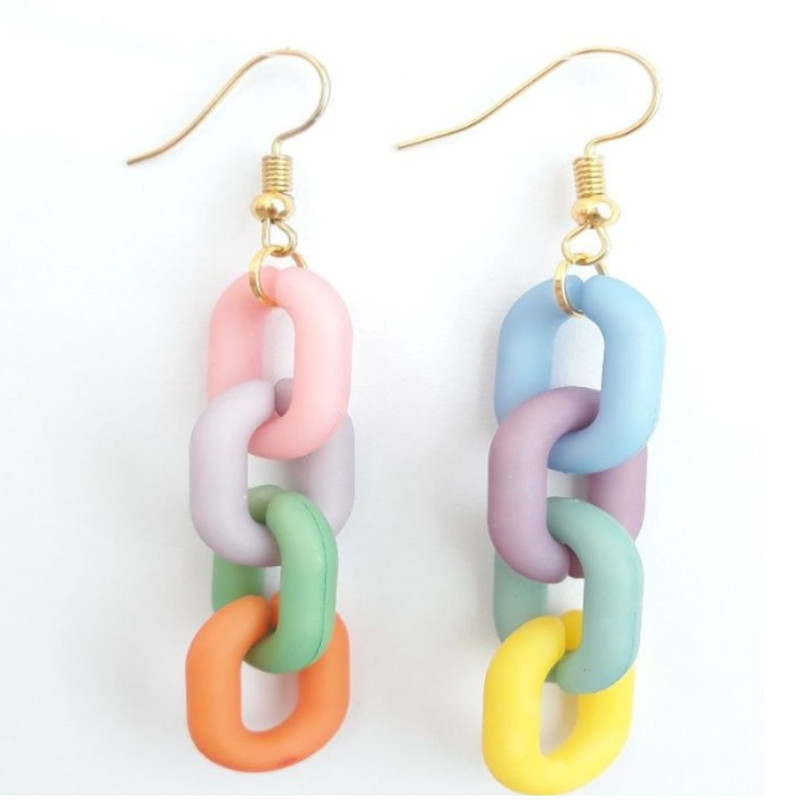 گوشواره دخترانه مدل پاستیلی 2020