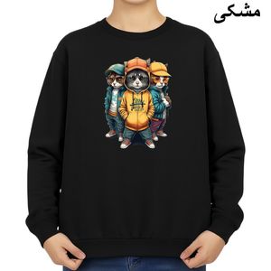 سویشرت زنانه مدل گربه کد v3