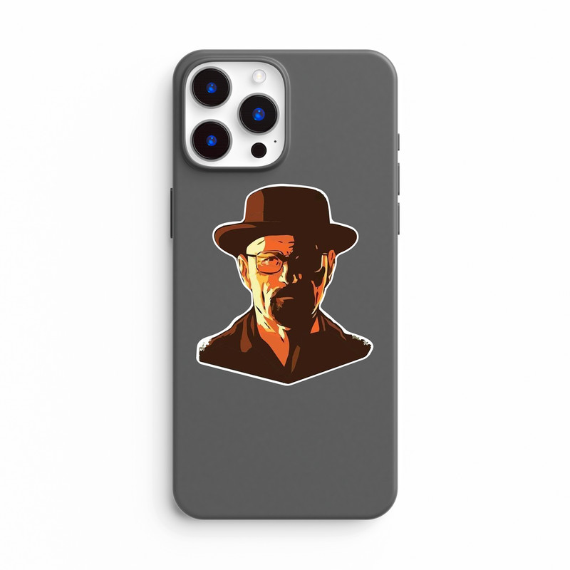 استیکر لپ تاپ و موبایل بووم طرح سریال Breaking Bad مدل Walter White2 کد WR27
