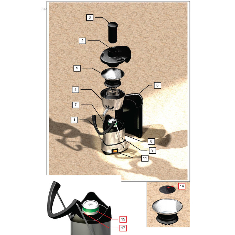 آبمیوه گیری سانتوس مدل 50