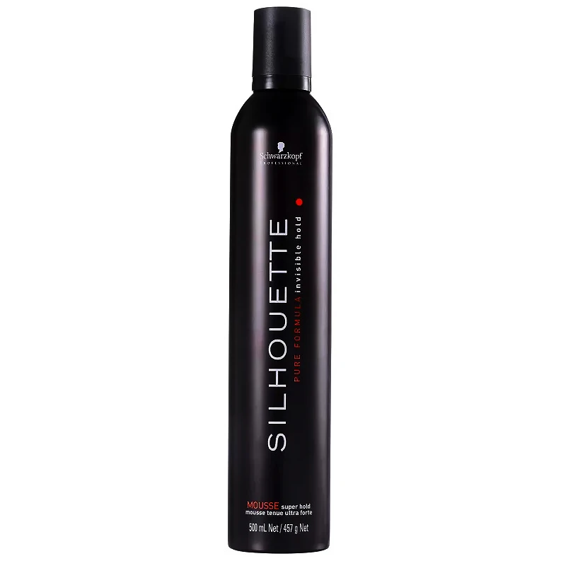 موس حالت دهنده مو شوآرزکوف سری Silhouette مدل Super Hold حجم 500 میلی لیتر