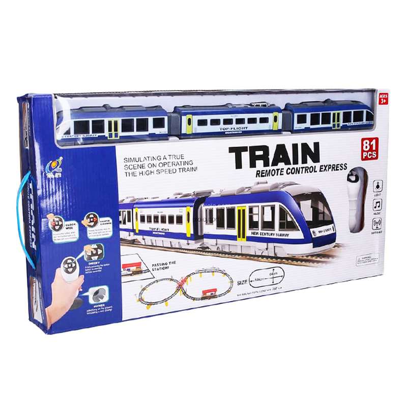 قطار بازی کنترلی مدل  سریع السیر  81 قطعه