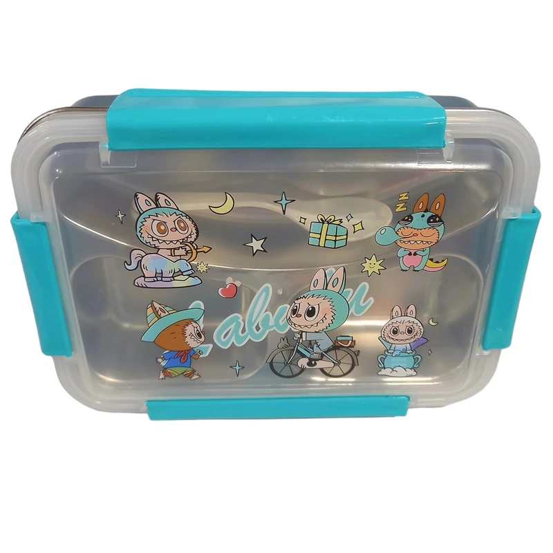 ظرف نگهدارنده غذا کودک مدل استیل طرح لبوبو