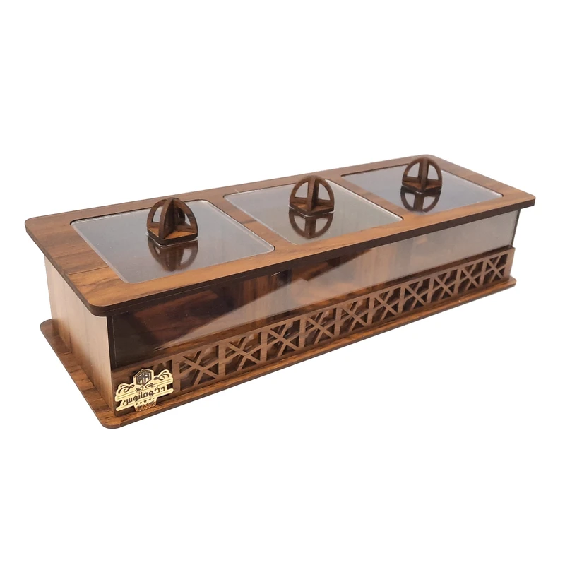 جعبه پذیرایی دکوماتوس مدل مشبک کد B103