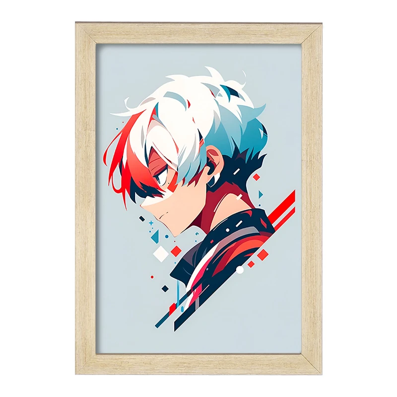 تابلو خندالو مدل انیمه آکادمی قهرمان من کد F5635