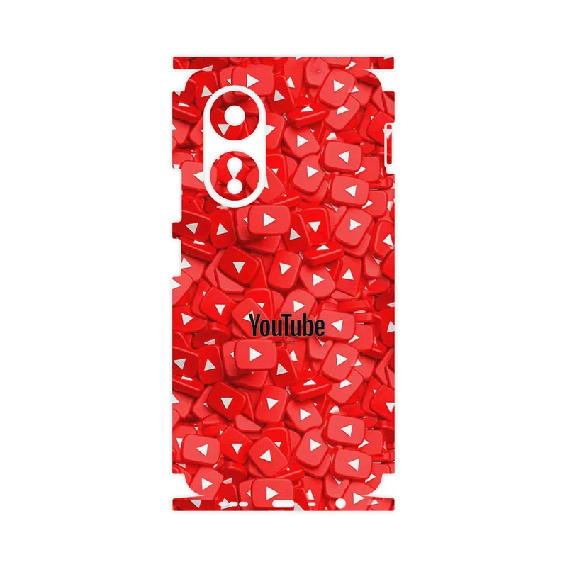 برچسب پوششی ماهوت مدل Youtube-FullSkin مناسب برای گوشی موبایل اپو A58 4G