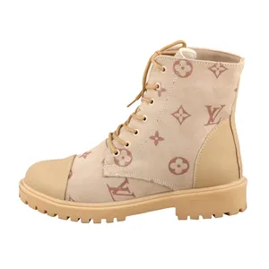 نیم بوت زنانه مدل 810 رنگ کرم