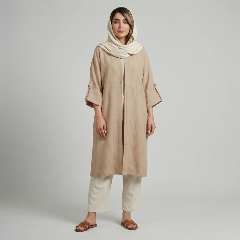 مانتو زیر باسن زنانه السانا مدل رسپینا کد 222108
