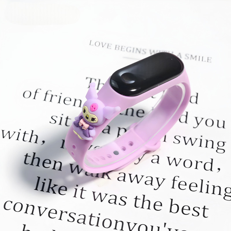 ساعت مچی دیجیتال بچگانه مدل بند سیلیکونی ضد حساسیت طرح کرومی ساعت مچی دیجیتال بچگانه مدل بند سیلیکونی ضد حساسیت طرح کرومی