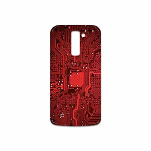 MAHOOT Red Printed Circuit Board Cover Sticker for LG K10