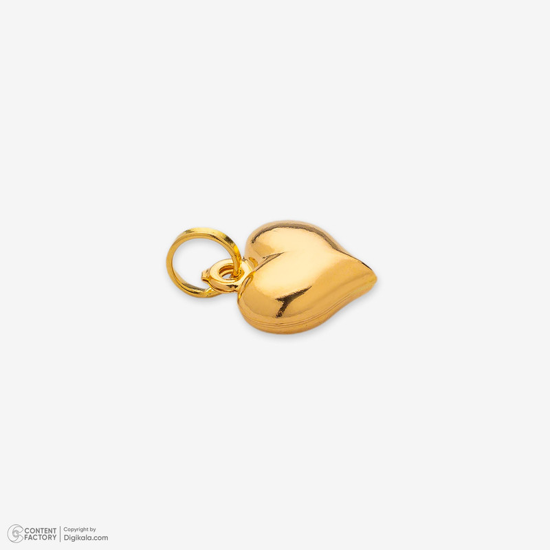 آویز گردنبند طلا 18 عیار زنانه طلای صداقت طرح قلب کد PE-GH1
