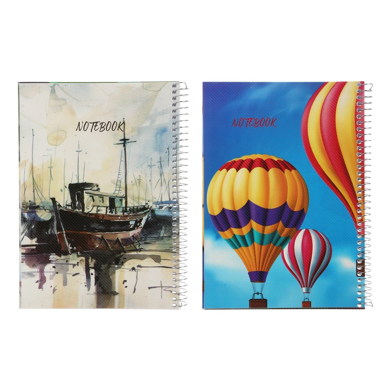 دفتر مشق 100 برگ مدل کلاسیک بسته 2 عددی