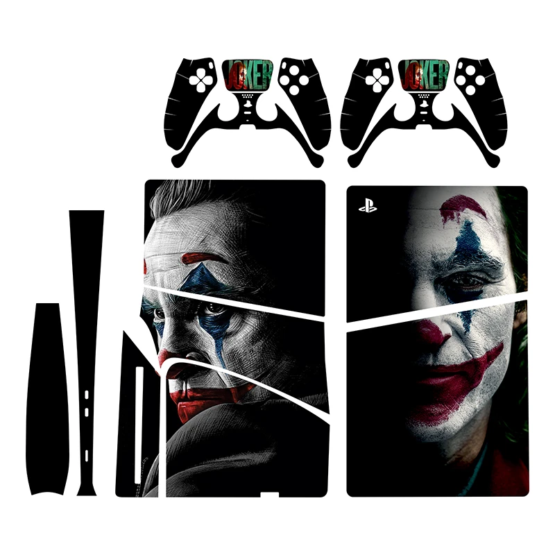  برچسب کنسول بازی پلی استیشن 5 اسلیم مدلjoker 01 مجموعه 7 عددی 