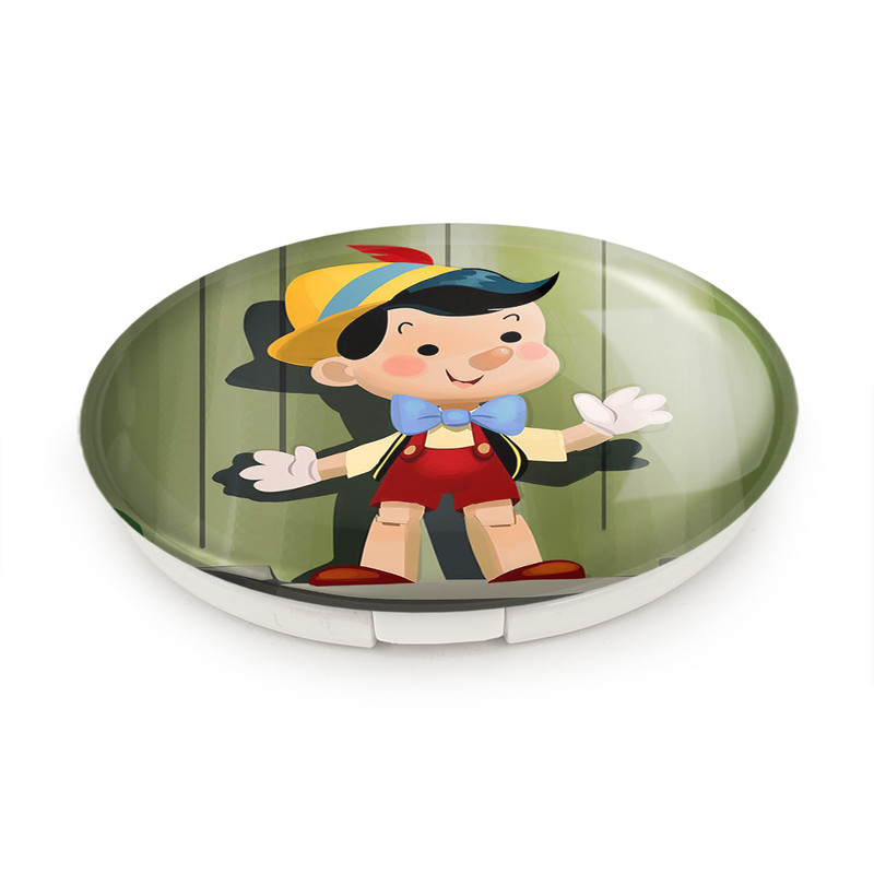 آینه جیبی خندالو طرح پینوکیو Pinocchio مدل تاشو کد 4571