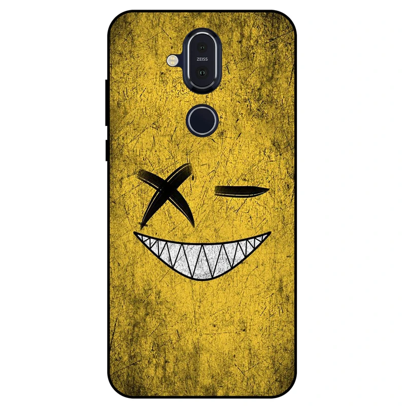 کاور مگافون طرح خنده مدل 8069 مناسب برای گوشی موبایل نوکیا 8.1 / X7      