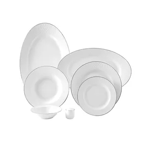 Zarin Iran Procelain Inds Radiance Saman Dinnerware Set 28 Pcs Top Grade