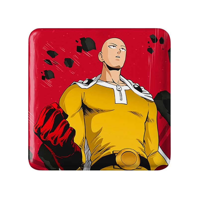  مگنت خندالو طرح سایتاما انیمه مرد تک مشتی One Punch Man کد 10521